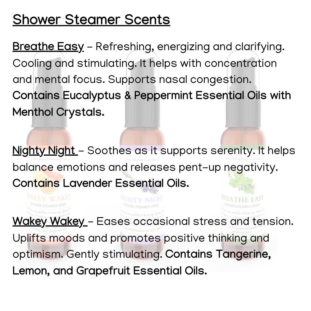Shower Steamer Sprays (2oz)