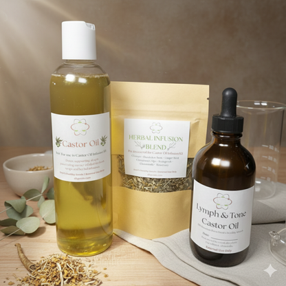 Lymph & Tone Castor Oil Infusion Kit