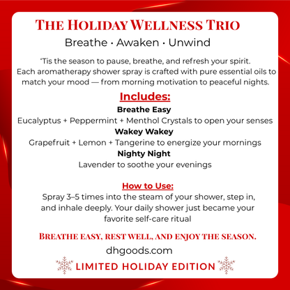 The Holiday Wellness Trio